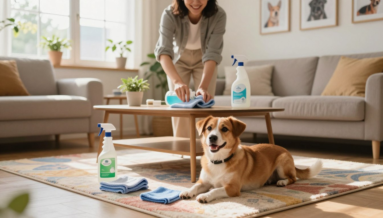 home cleaning tips for pet parents