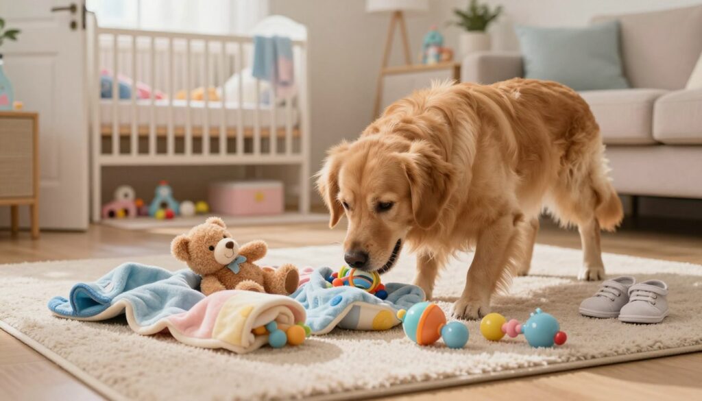 introducing pet to baby items introducing pet to baby items