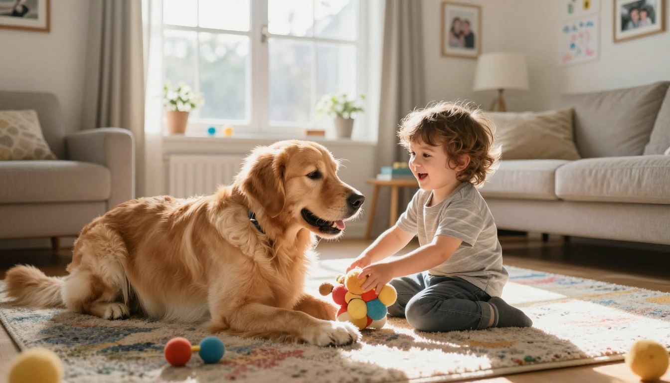 pets help children grow emotionally